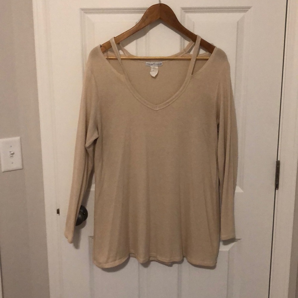 Cream blouse